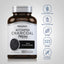 Activated Charcoal bottle with icons indicating gluten, wheat, milk, lactose, soy free, non-GMO, no artificial flavors/colors/preservatives.