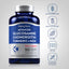 Glucosamine bottle with icons indicating Gluten & Wheat Free, Milk & Lactose Free, Soy Free, Non-GMO, No Artificial Flavors/Sweeteners/Colors/Preservatives.