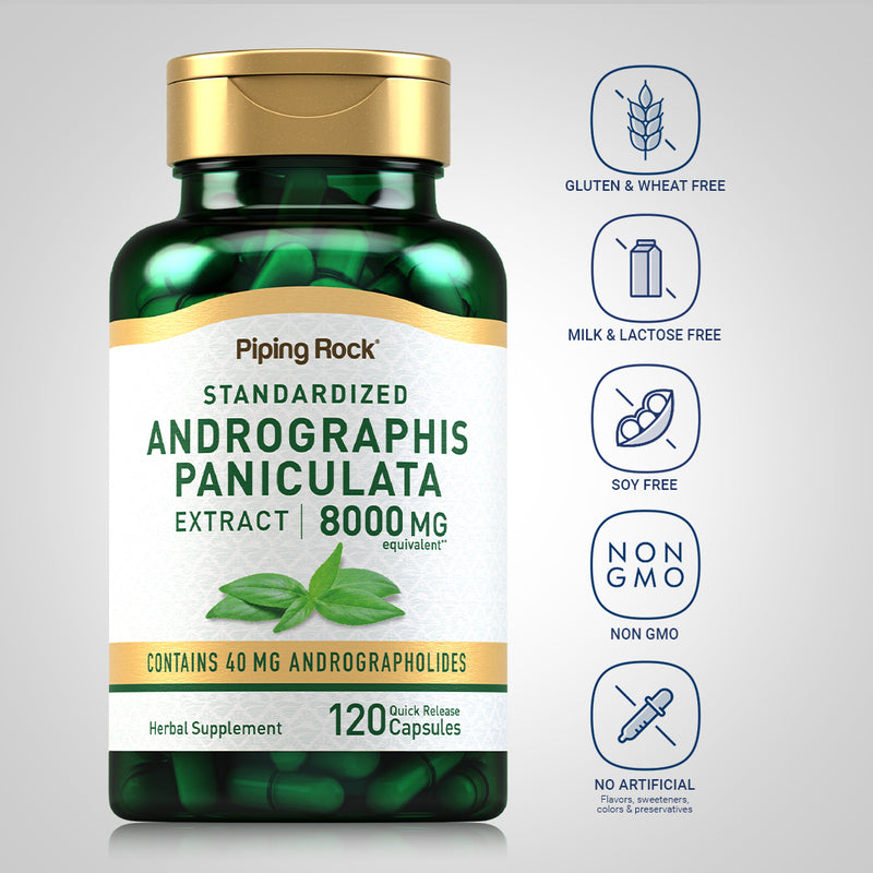10121 Andrographis Paniculata Extract 8000 mg 120 Capsules