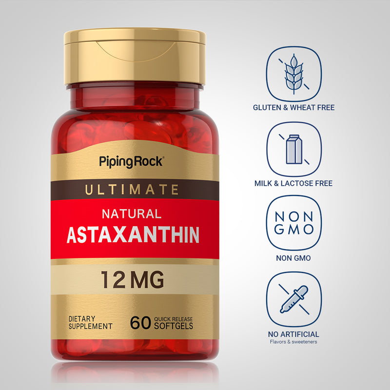 12322 PIP Astaxanthin 12 mg 60 Softgels