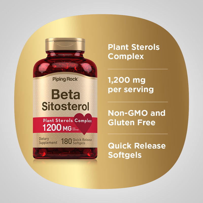 704 PIP Beta Sitosterol Plant Sterol Cplx (1200 mg 180