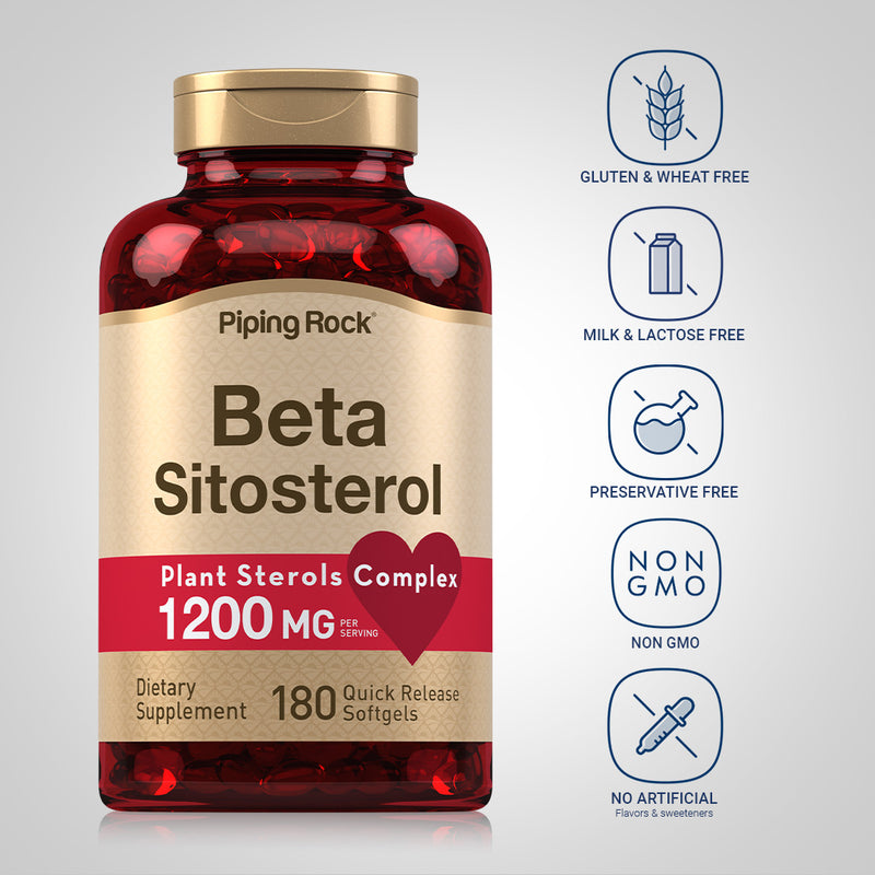 704 PIP Beta Sitosterol Plant Sterol Cplx (1200 mg 180