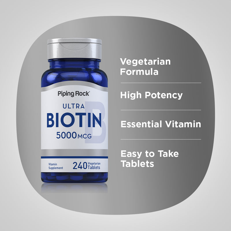 1279 PIP Biotin 5000 mcg  240 Tablets
