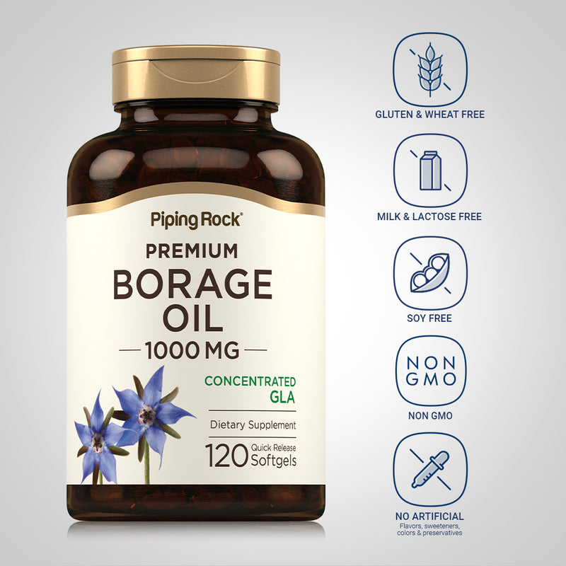 2081 PIP Borage Oil 1000 mg  Softgels 120