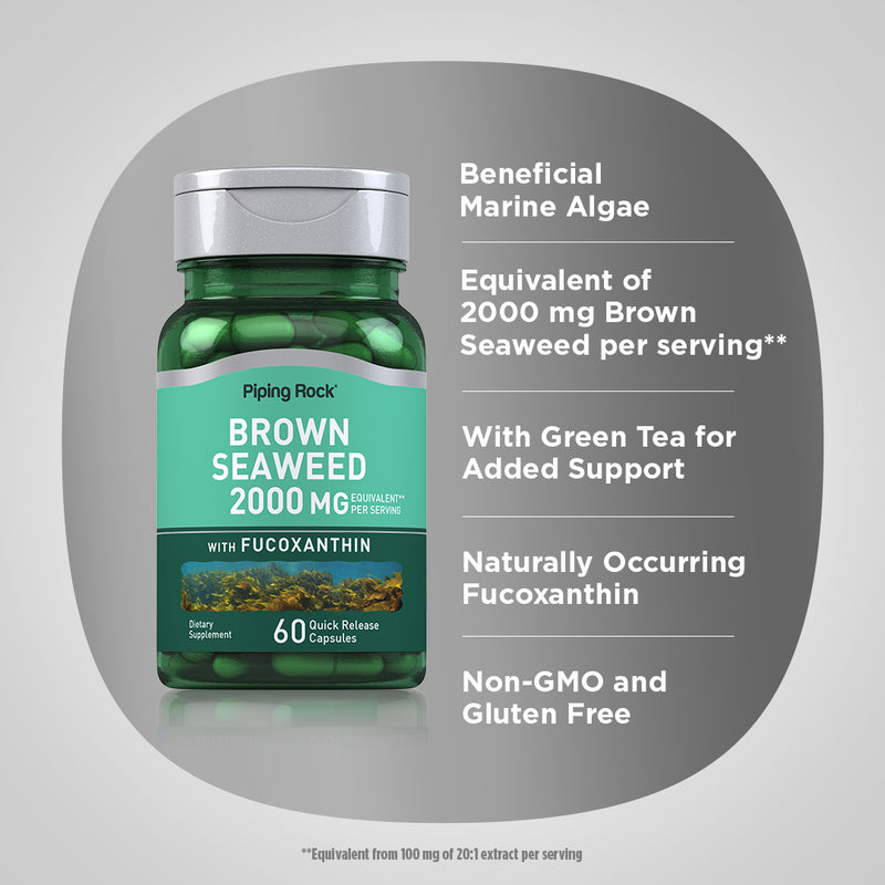 39763 18+ ID REQ! Brown Seaweed Plus (Wakame) 500 mg