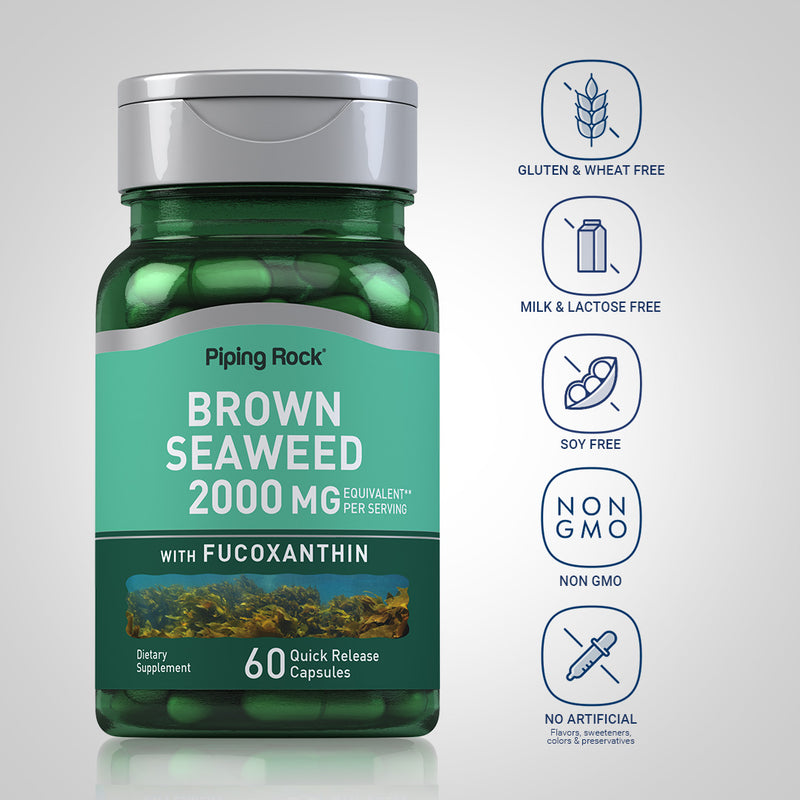 39763 18+ ID REQ! Brown Seaweed Plus (Wakame) 500 mg