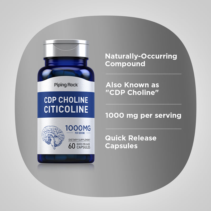 6600 PIP Recall Elements Citicoline Capsules 60