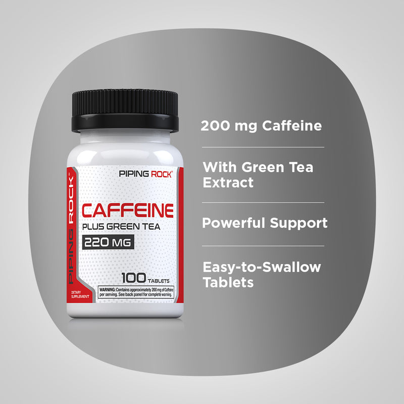 39181 18+ ID REQ! Caffeine Plus Green Tea 220 mg