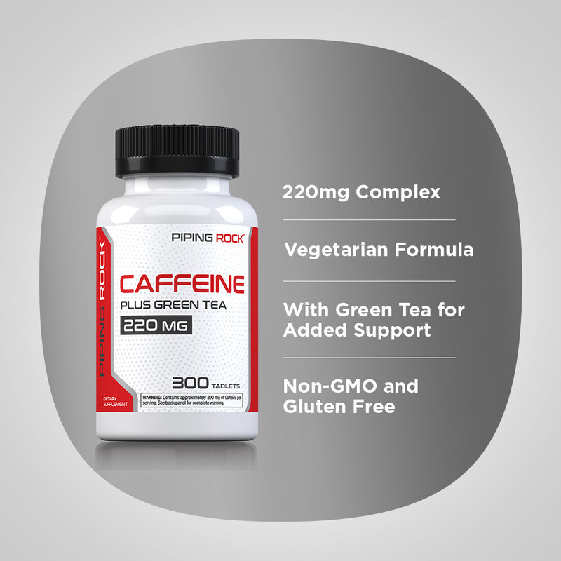 15241 18+ ID REQ! Caffeine Plus Green Tea 220 mg