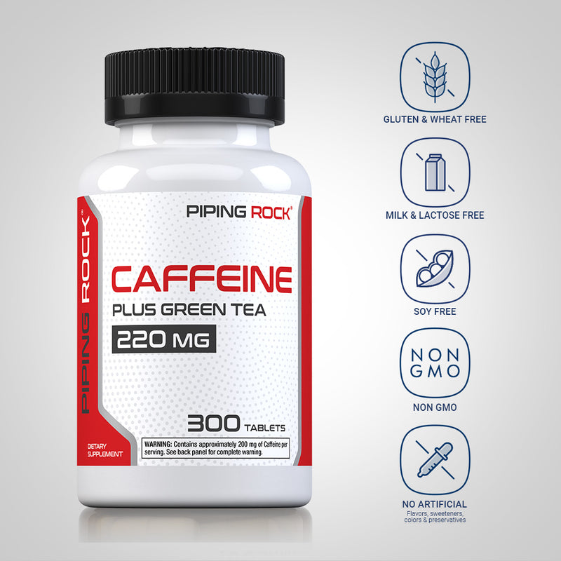 15241 18+ ID REQ! Caffeine Plus Green Tea 220 mg