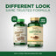 Two bottles of Castor Oil 750 mg 200 Quick Release Softgels; one has old packaging, and the other features new packaging.