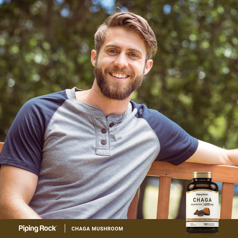 10831 Chaga Mushroom 600 mg 180 Capsules