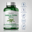 Chanca Piedra bottle with icons indicating Gluten/Wheat Free, Milk/Lactose Free, Soy Free, NON GMO, No Artificial Additives.