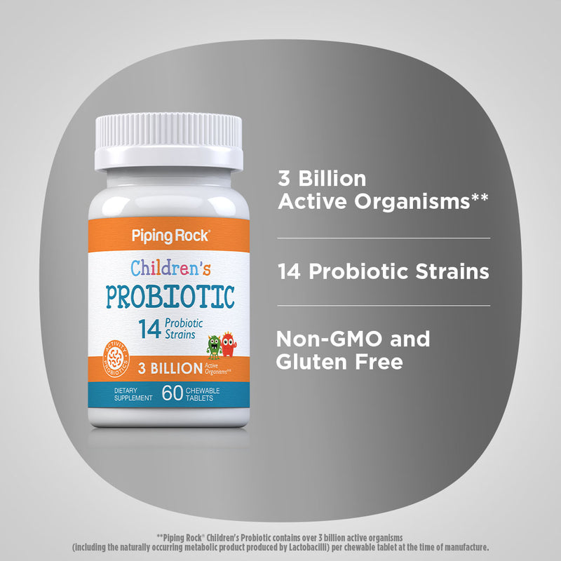 9431 PIP Children's Probiotic 14 Strains 3 Billion 60 C