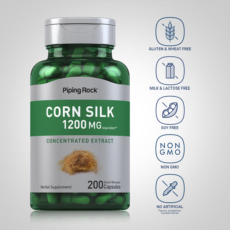 15321 PIP  Corn Silk 1200 mg 200 Capsules