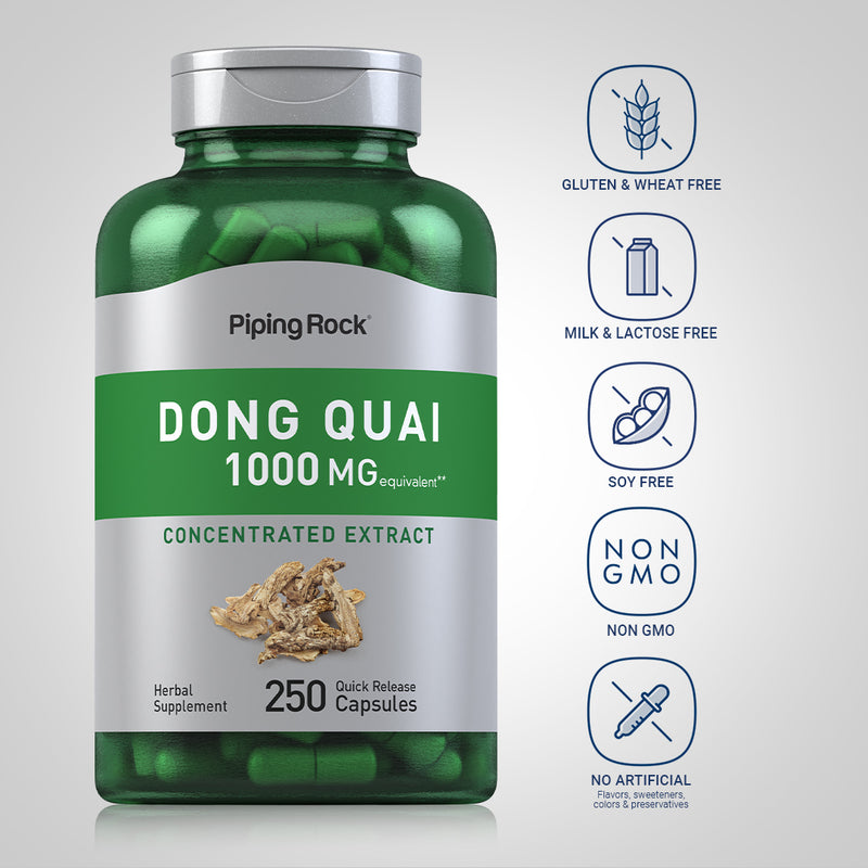 3173 PIP Dong Quai 1000 mg 250 Capsules