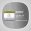 Product highlights graphic stating Soothing and Moisturizing, Non-GMO and Gluten Free, Vegetarian Formula.