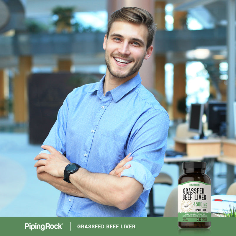 17611 PIP Grass fed Liver Capsules 4500 mg 250 Caps