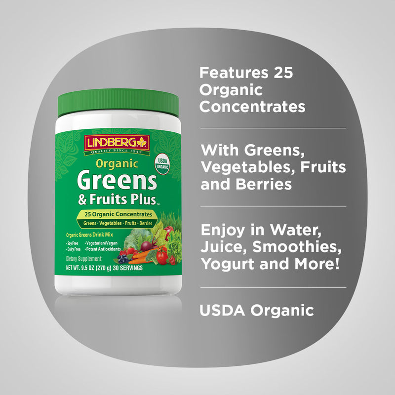 20570 LN Greens & Fruits Plus Organic 9.5 oz (99-41)