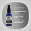 Product highlights graphic stating Liposomal Spray, Advanced Support Formula, 32 ng IGF-1 per serving, From Deer Antler Velvet Extract.