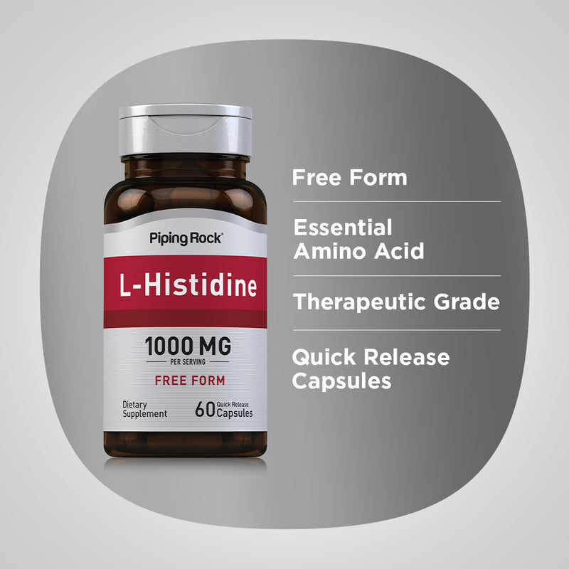40086 PIP  I-Histidine 1000 mg  60 Capsules