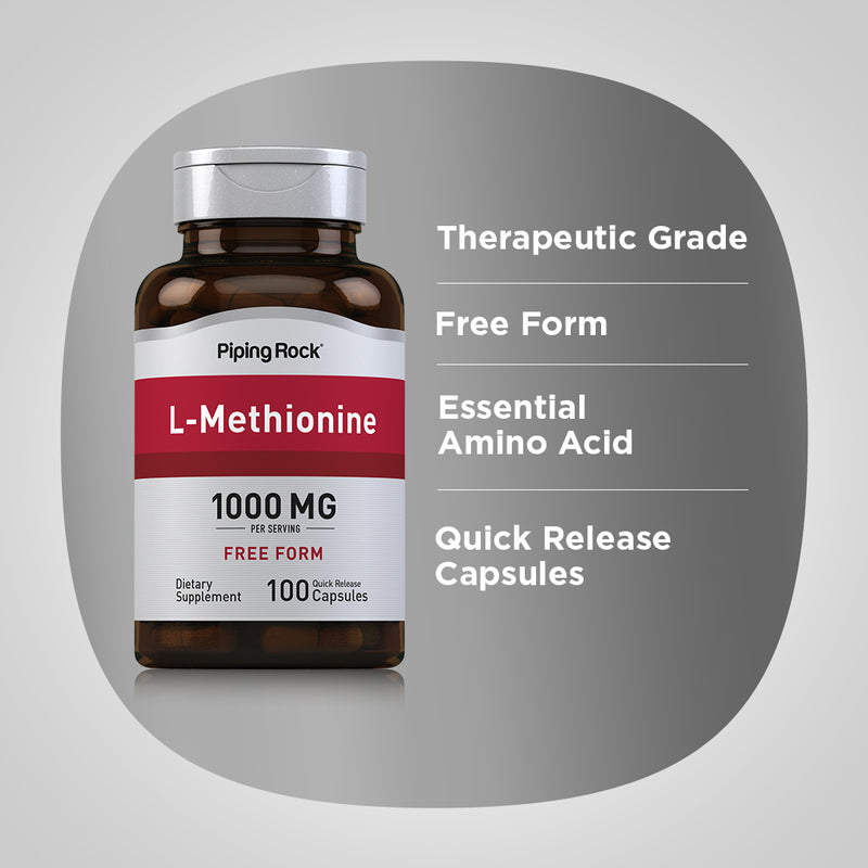 39093 PIP  L-Methionine 1000 mg   Capsules 100