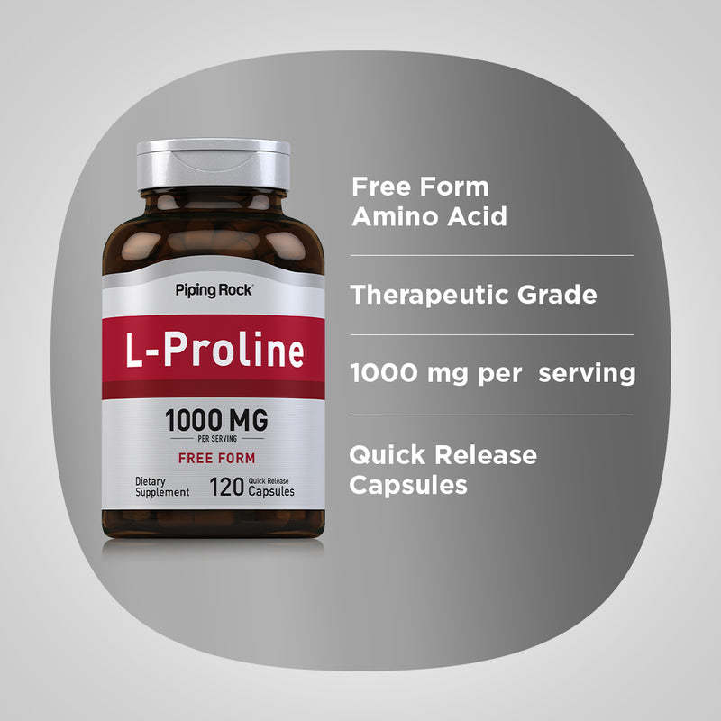 39095 PIP L-Proline 1000 mg  Caps 120