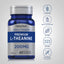 L-Theanine bottle with icons indicating Gluten Free, Milk & Lactose Free, Soy Free, Non-GMO, No Artificial Flavors/Sweeteners/Colors.