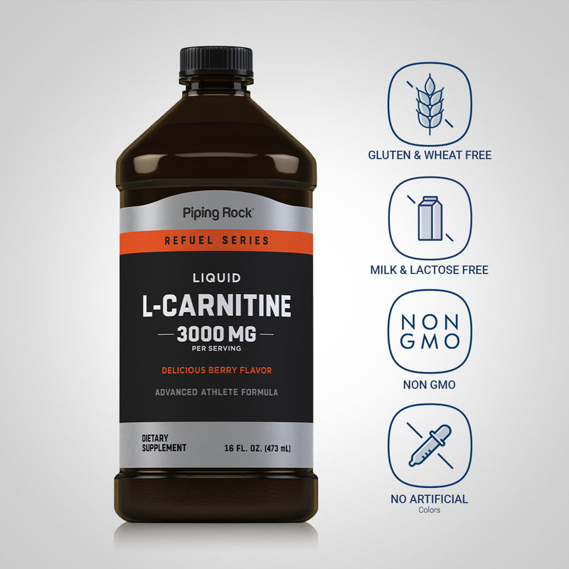 18551 PIP Liquid Carnitine Berry 3000 mg 16 oz