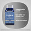 Product highlights graphic stating Supports Eye Health†, Non-GMO and Gluten Free, with Zeaxanthin.