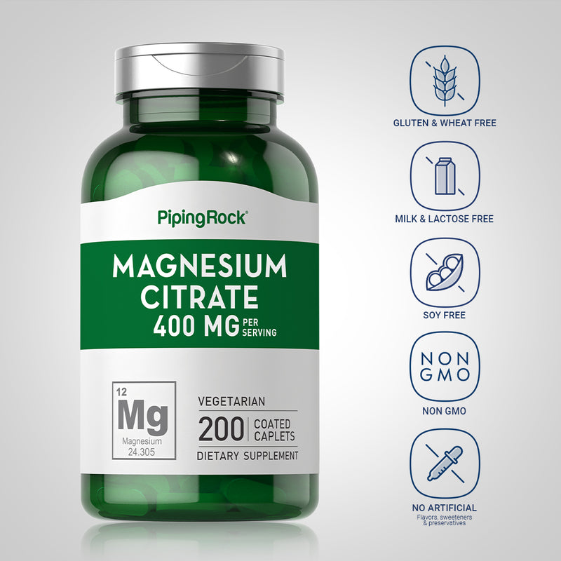 17991 PIP Magnesium Citrate 200 mg 200 Coated Caplets