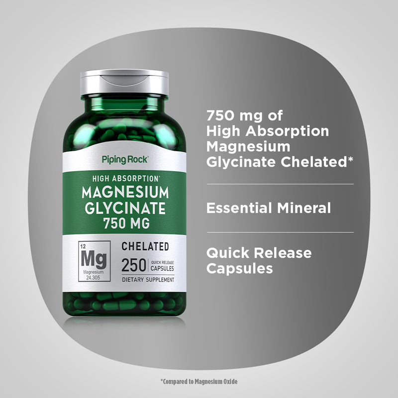 14504 PIP Magnesium Glycinate 665 mg 250 Capsules