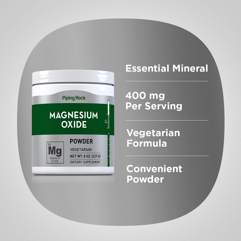 39387 PIP Magnesium Oxide Powder 8 oz 2.5 yr