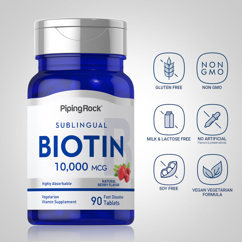 5511 PIP Biotin 10,000 mcg (10 mg)) Fast Melt  90