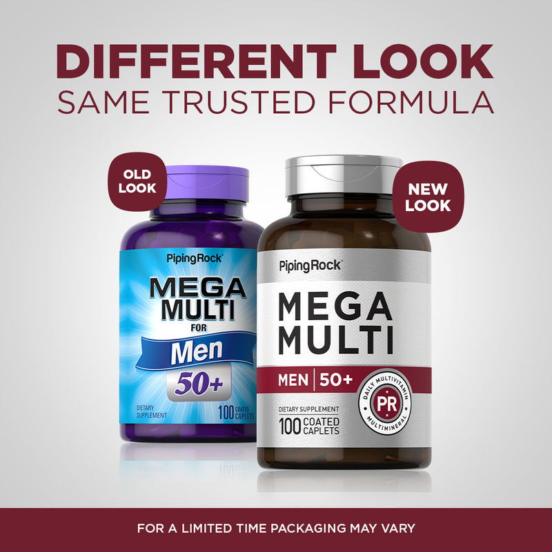 1950 18+ ID REQ! Mega Multi for Men 50 Plus