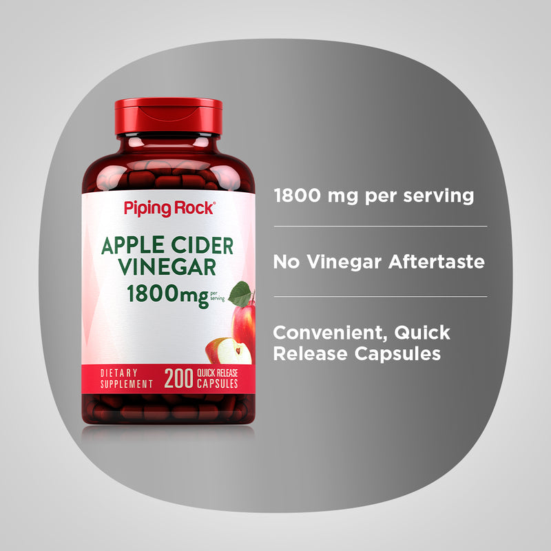 2412 PIP Apple Cider vinegar 1800 mg Capsules 200