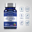 Melatonin bottle with icons indicating Gluten Free, Non GMO, Milk & Lactose Free, No Artificial Flavors/Preservatives, Soy Free, Vegetarian.
