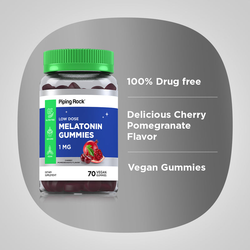 18172 PIP Melatonin 1mg 60 Gummies