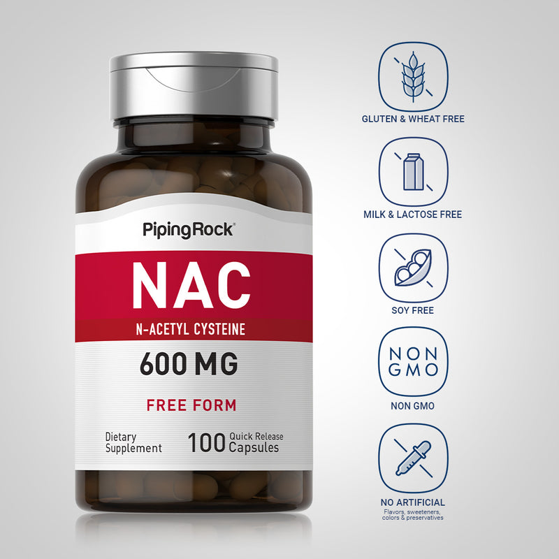 3811 PIP N-Acetyl Cysteine 600 mg Coated Caplets 100