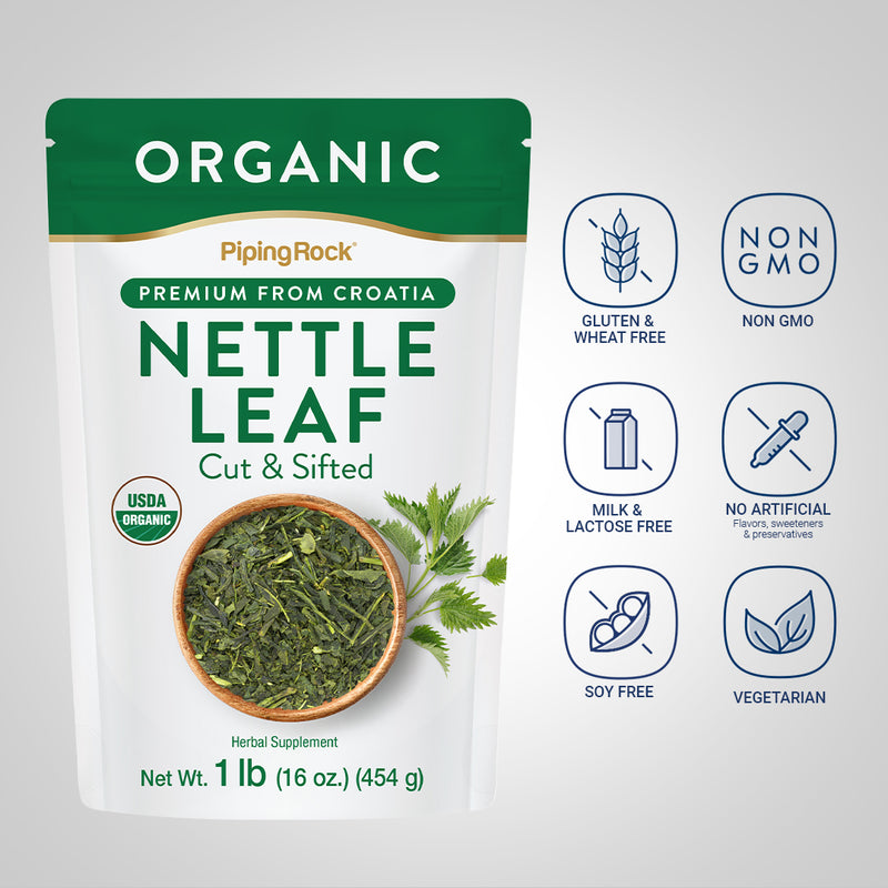 40454 PIP Nettle Leaf Cut & Sifted (Organic) 1 lb