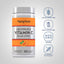 Vitamin C + Zinc bottle with icons indicating gluten free, lactose free, non-GMO, no artificial flavors, sweeteners, preservatives.