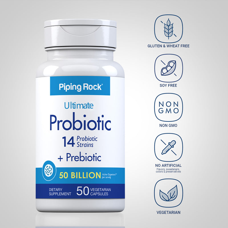 5031 PIP Probiotic 25 Billion w/FOS Caps 50