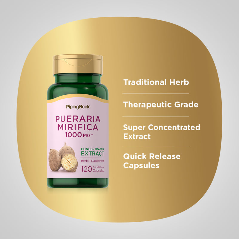 11002 PIP Pueraria Mirifica 1000 mg 120 Capsules