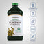 Pumpkin Seed Oil bottle with icons indicating gluten, wheat, milk, lactose, and soy free; non-GMO; no artificial additives.