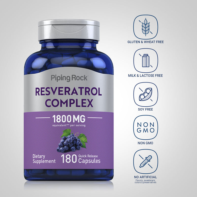 342 Resveratrol 100 mg 180 Capsules
