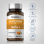 Sea Buckthorn Oil bottle with icons indicating Gluten, Wheat, Milk, Lactose, Soy Free, Non-GMO, No Artificial Flavors, Sweeteners, Colors.