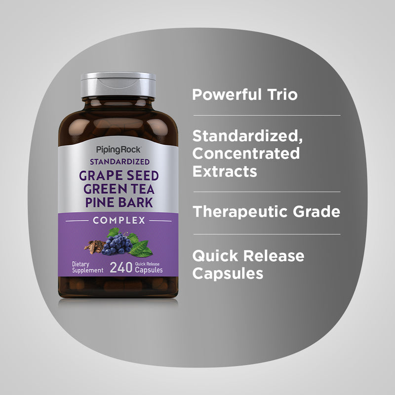393 18+ ID REQ! Standardized Grapeseed, Green Tea & Pine Bark Complex