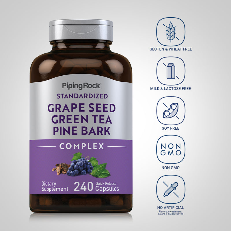 393 18+ ID REQ! Standardized Grapeseed, Green Tea & Pine Bark Complex