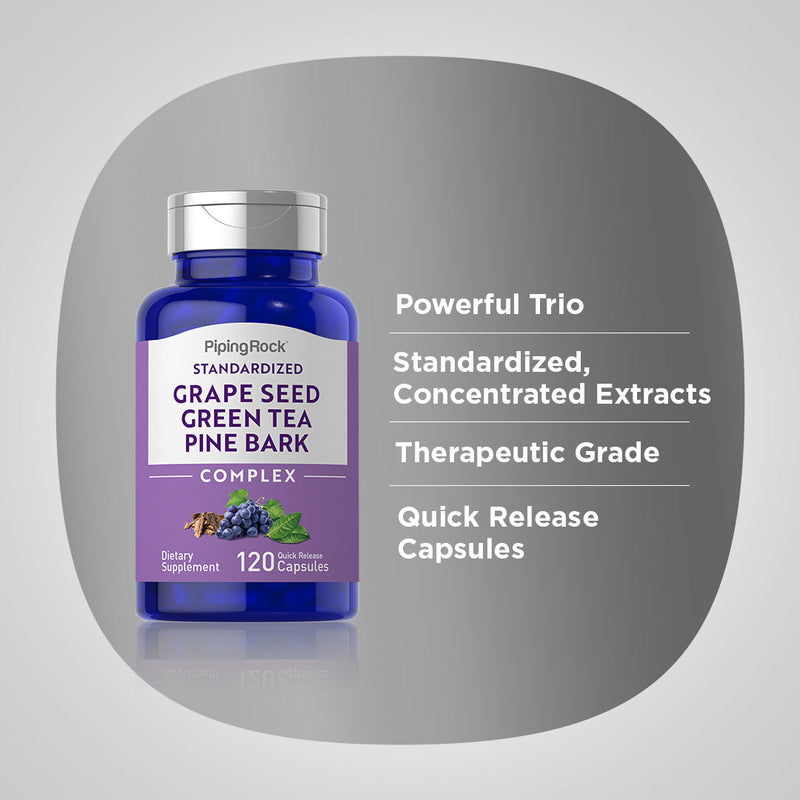 391 18+ ID REQ! Standardized Grapeseed, Green Tea & Pine Bark Complex