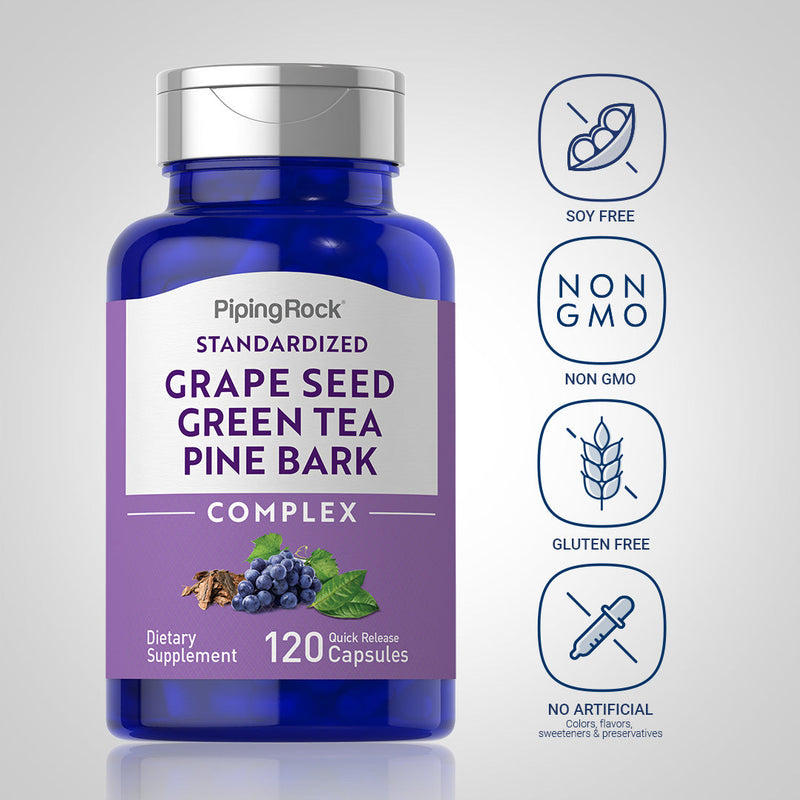 391 18+ ID REQ! Standardized Grapeseed, Green Tea & Pine Bark Complex